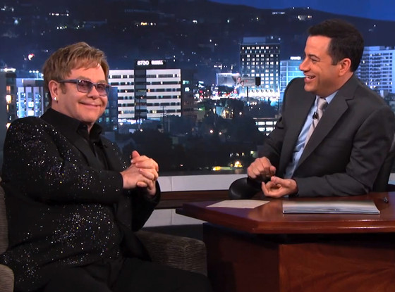 Elton John, Jimmy Kimmel Elton John, Jimmy Kimmel